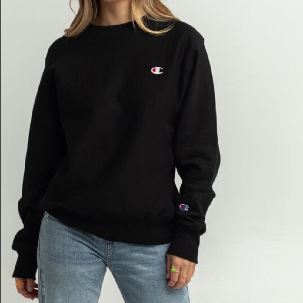CHAMPION Reverse Weave Womens Boyfriend Crew Sweatshirt/ 2xl